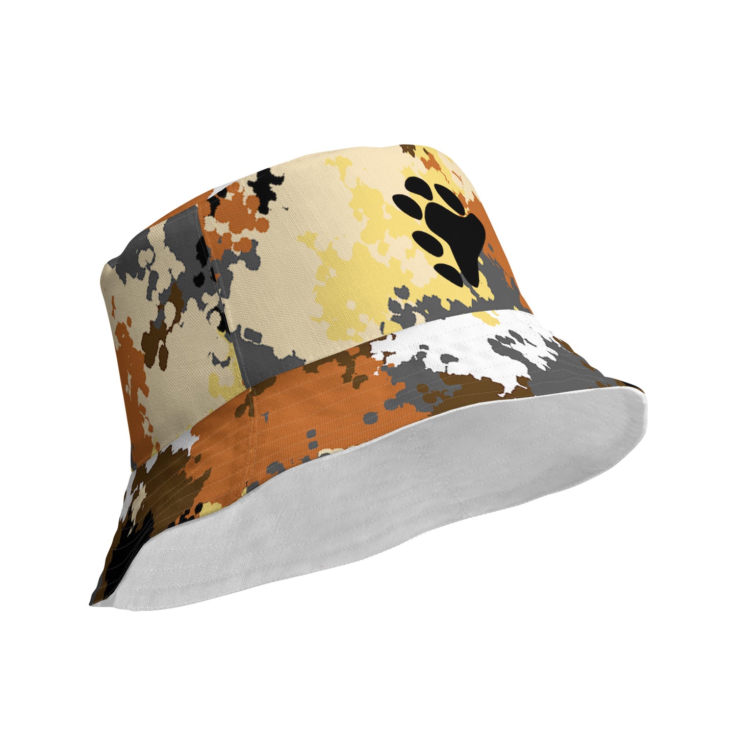 Gay Bear Pride Reversible Bucket Hat - Camo all-over-print-reversible-bucket-hat-white-product-details-outside-64c70d76de96e