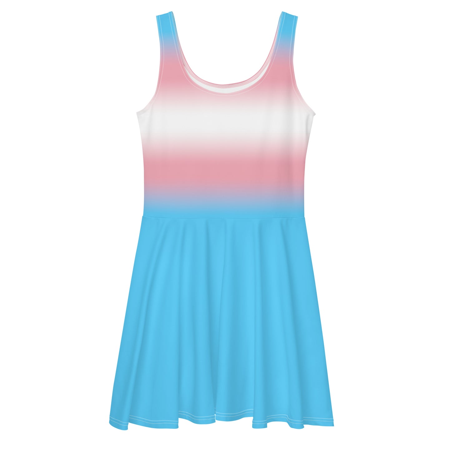 Transgender Trans Skater Dress Transgender all-over-print-skater-dress-white-front-66b14ff76b6b8