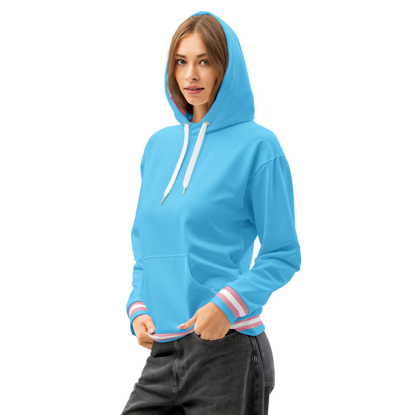 Transgender Pride Cotton Hoodie all-over-print-unisex-cotton-hoodie-white-left-front-6972e74ccc452 Hoodie