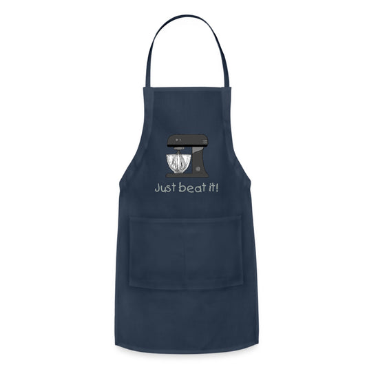 Just Beat It Apron Navy apron-just-beat-it-navy