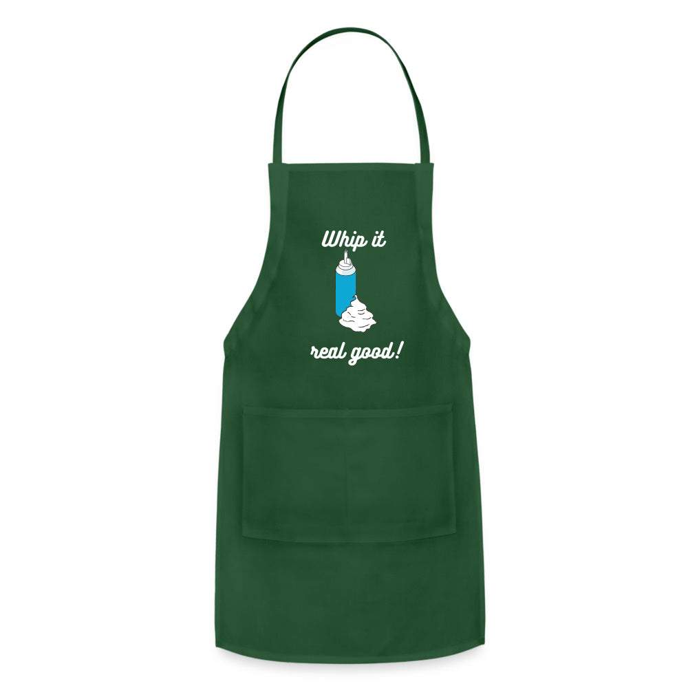 Whip It Real Good Apron Forest Green apron-whip-it-real-good-forest