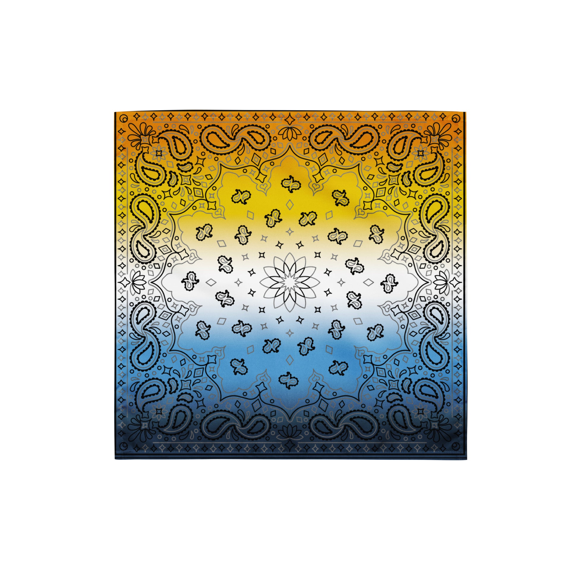 Aroace Pride Paisley Bandana Hanky Code S Aroace aroace-pride-bandana-small