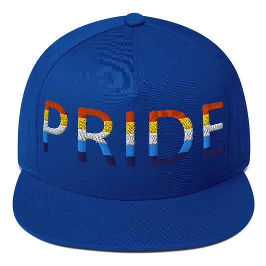 Aroace Pride Embroidered Snapback Baseball Cap Royal Blue Aroace aroace-pride-embroidered-snapback-baseball-cap-royal-blue-front