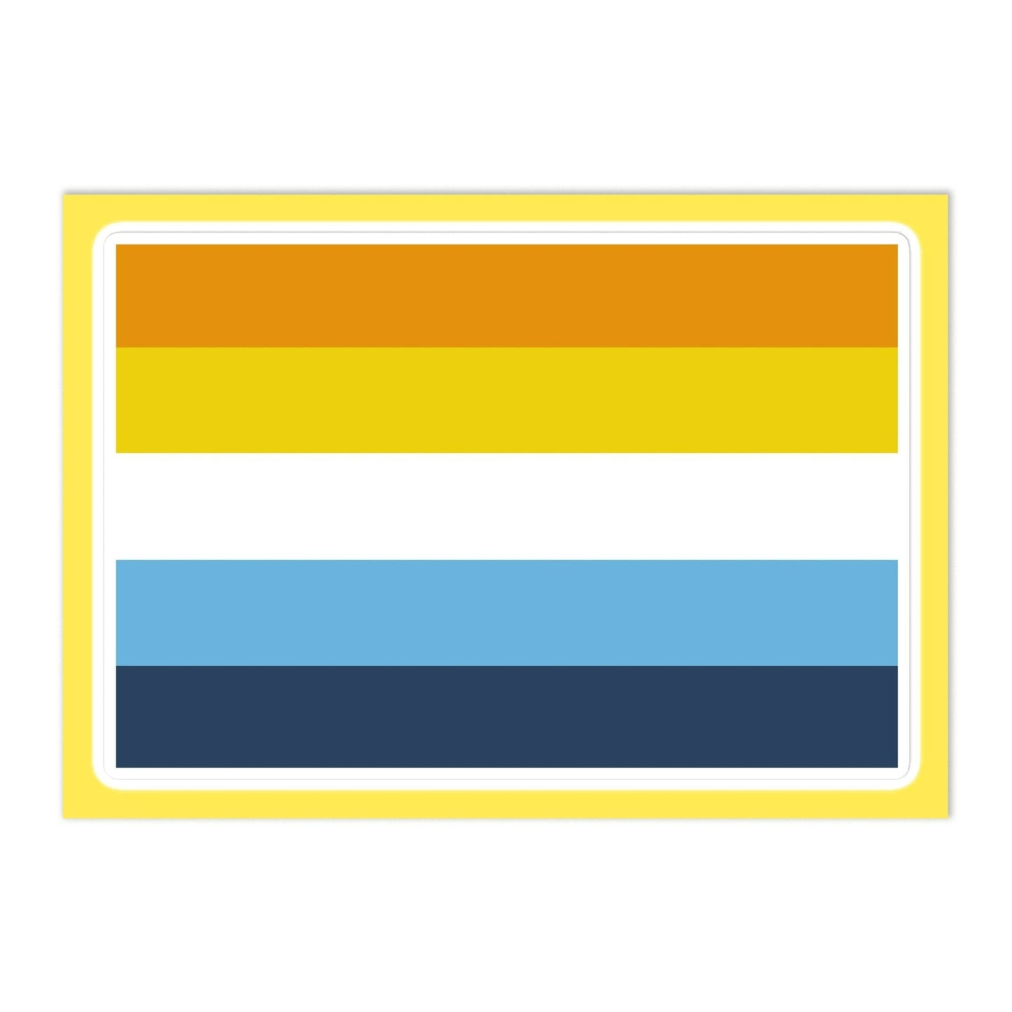 Aroace Pride Flag Large Sheet Sticker Aroace aroace-pride-flag-large-sheet-sticker-front