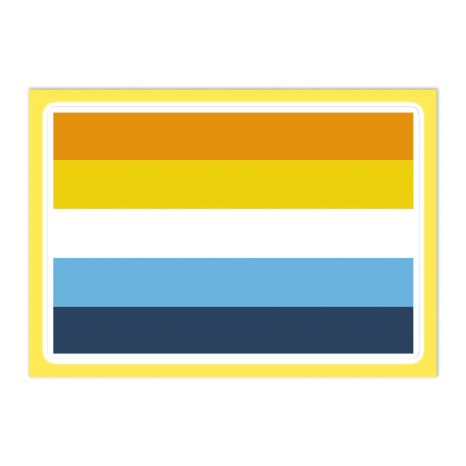 Aroace Pride Flag Large Sheet Sticker Aroace aroace-pride-flag-large-sheet-sticker-front