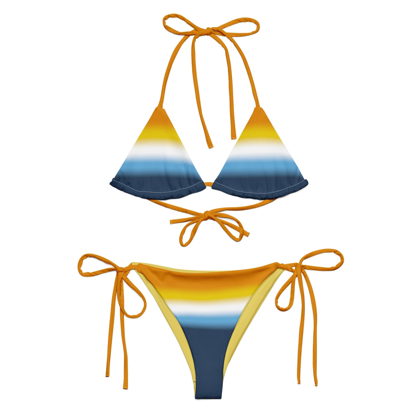 Aroace Pride String Bikini Set Aroace aroace-pride-string-bikini-set-front