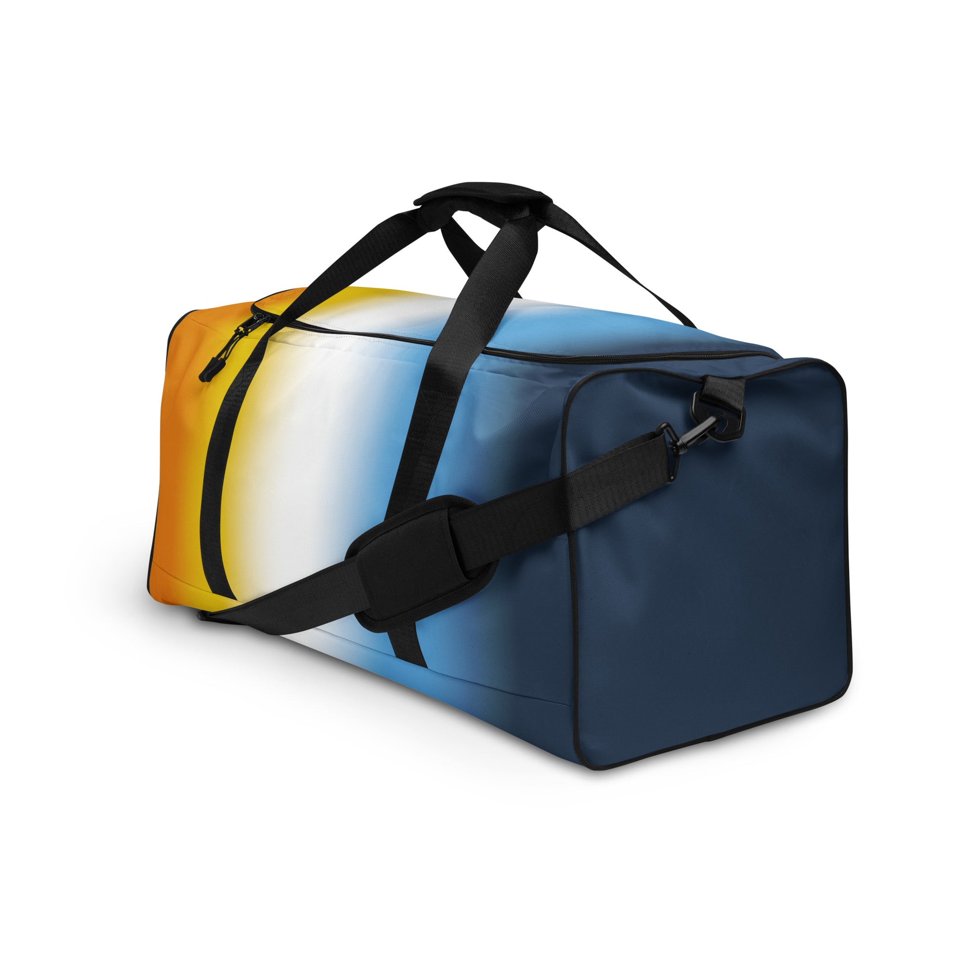 Aroace Pride Weekender Duffel Bag in Ombre aroace-pride-weekender-duffel-bag-ombre-left-front