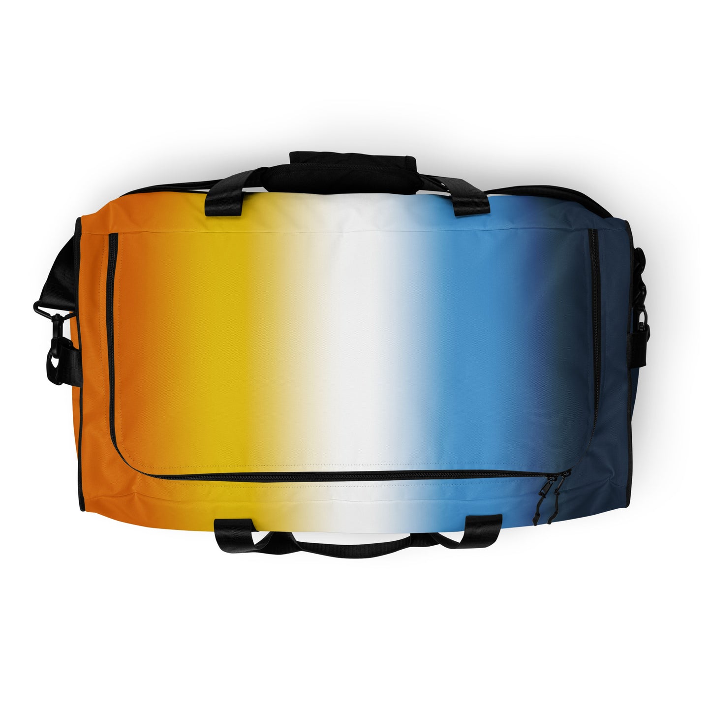 Aroace Pride Weekender Duffel Bag in Ombre aroace-pride-weekender-duffel-bag-ombre-top