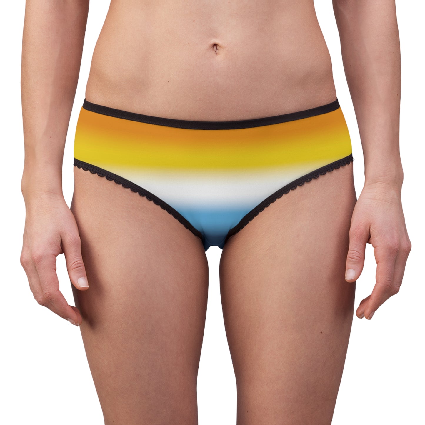 Aroace Pride Women's Bikini Briefs Panties aroace-pride-womens-bikini-briefs-panties-model-front