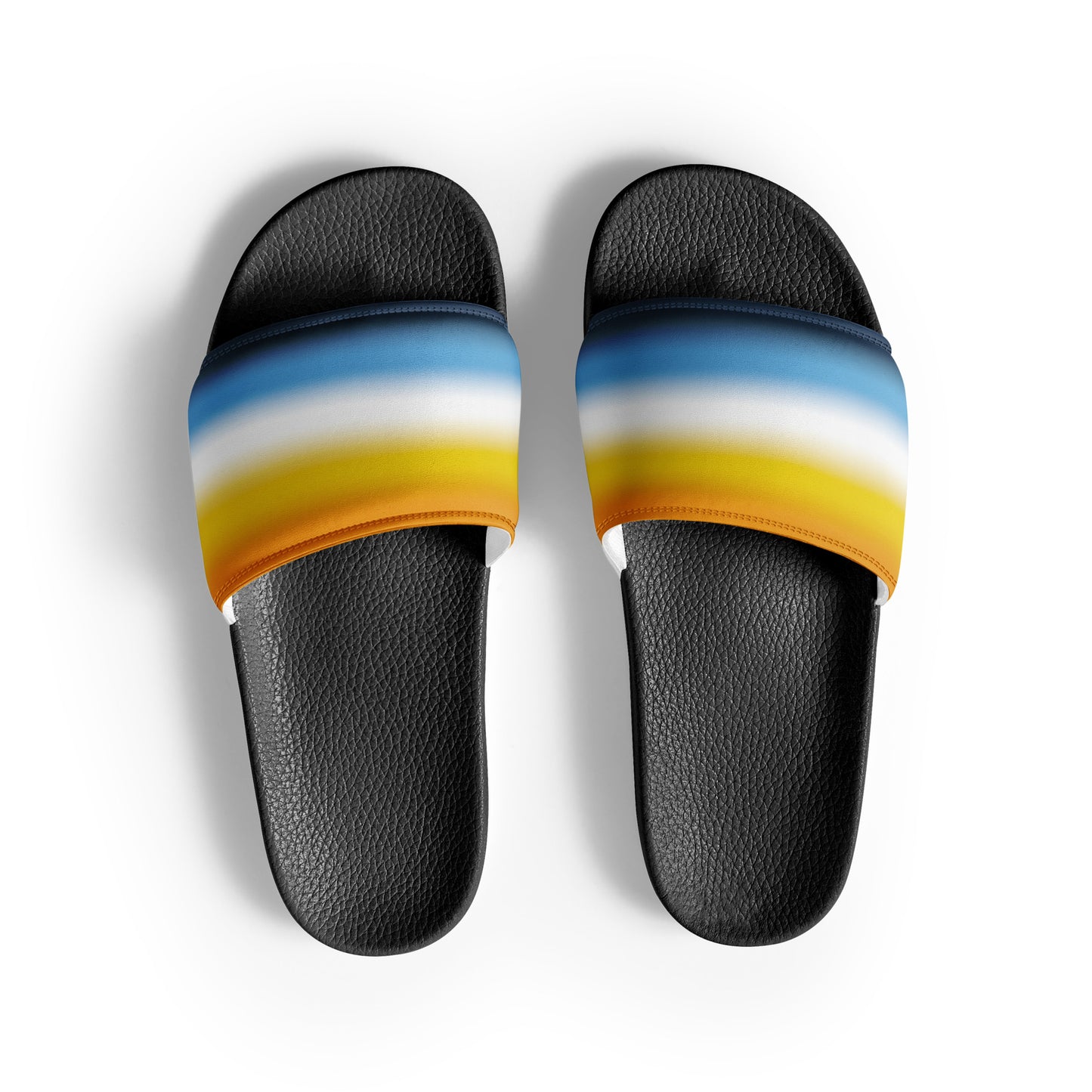 Aroace Pride Womens Slides Sandals Black Aroace womens-slides-black-front-660b595737733 Slides