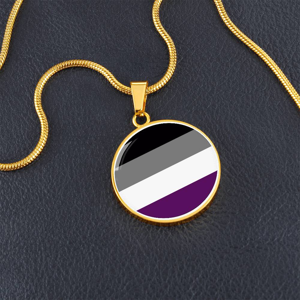 Asexual Ace Pride Circle Pendant Necklace asexual-ace-Pride-Circle-Pendant-Necklace-gold