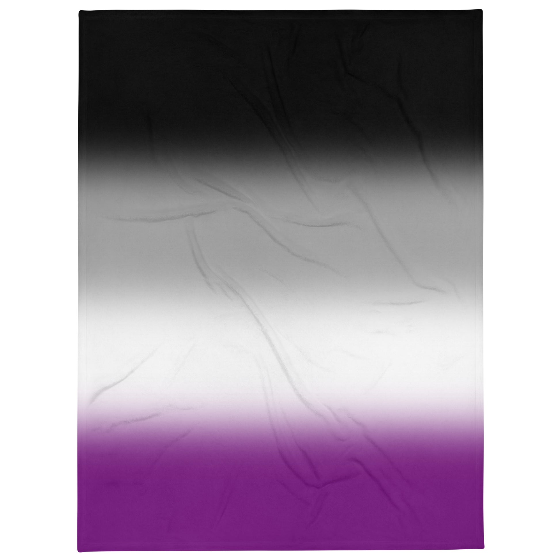 Asexual Ace Pride Throw Blanket 60″×80″ Asexual asexual-ace-pride-throw-blanket-60x80-front