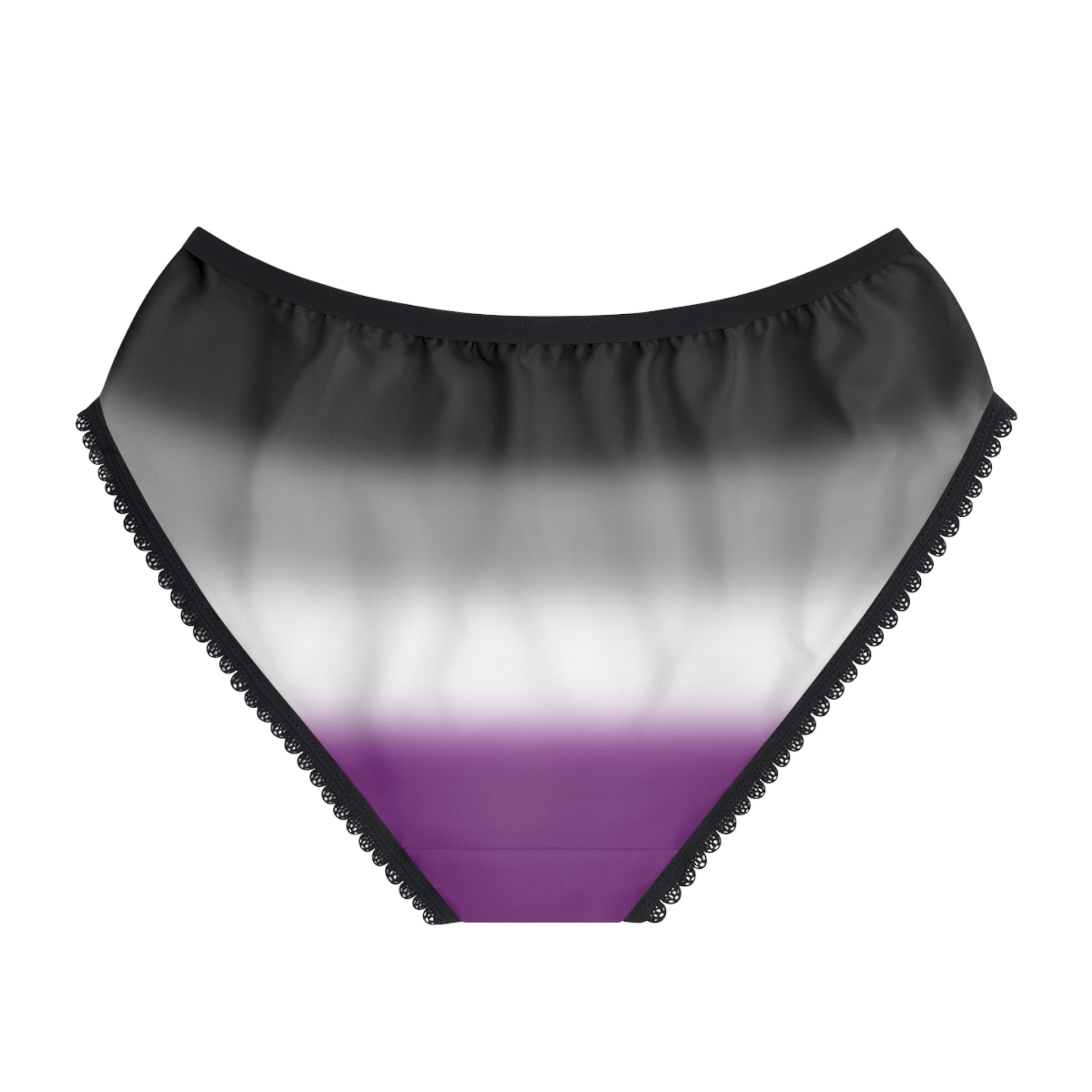 Asexual Ace Pride Women's Bikini Brief Panties asexual-ace-pride-womens-bikini-brief-panties-back