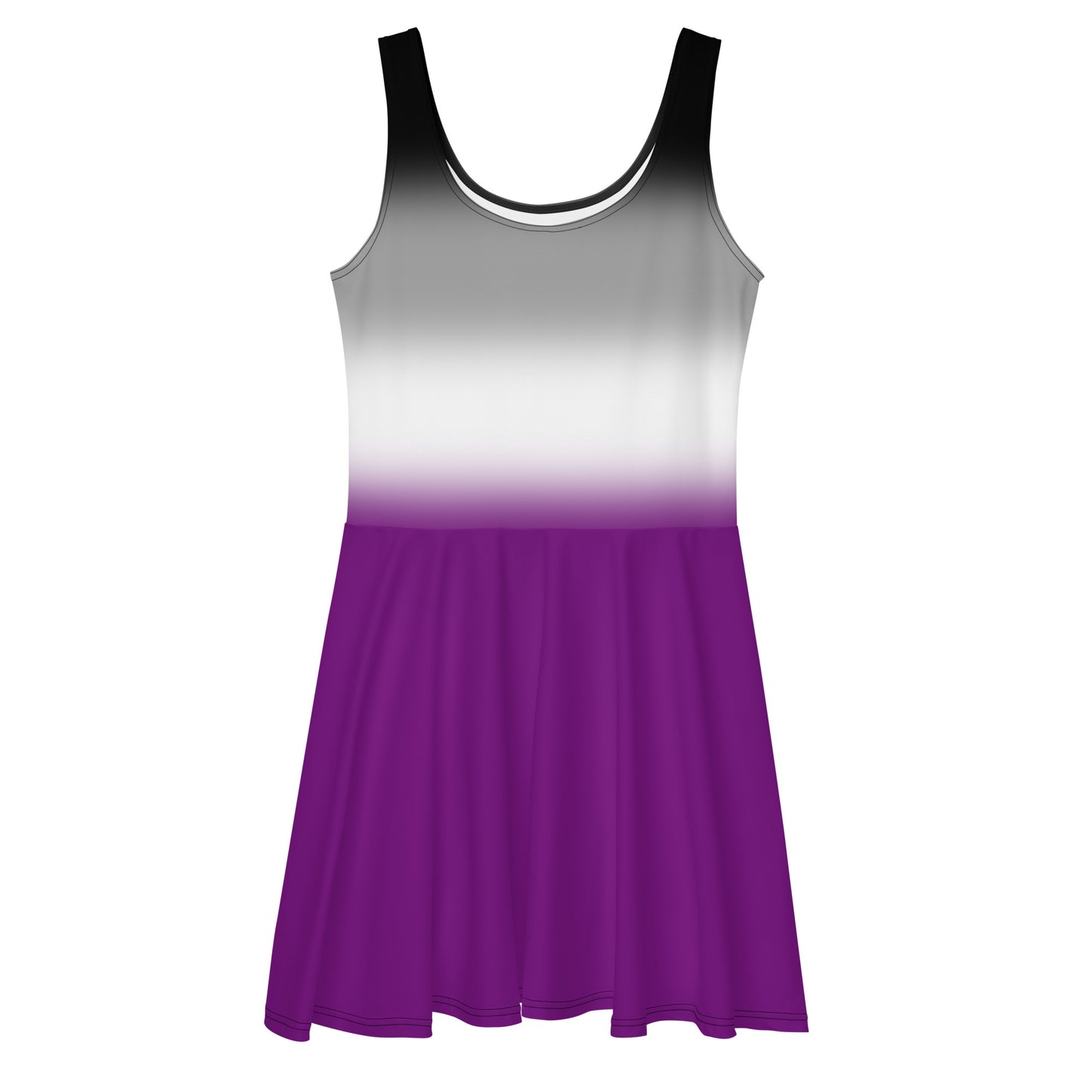 Asexual Ace Skater Dress Asexual asexual-ace-skater-dress-front