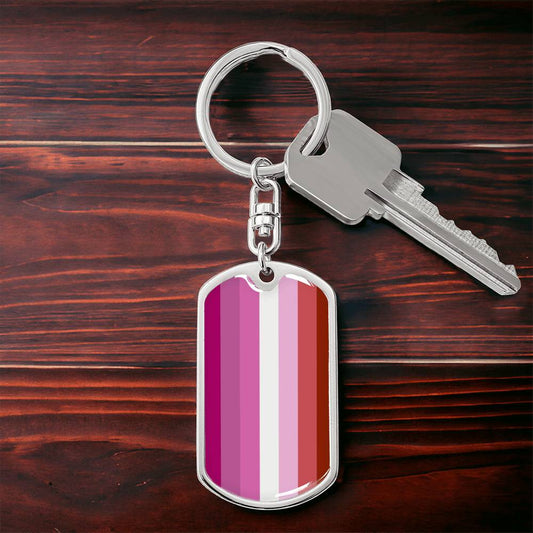 Lesbian Pride Military Dog Tag Keychain asset_1012_transformation_17938_a14d296e-b3d2-4f00-b70f-6db97a142530