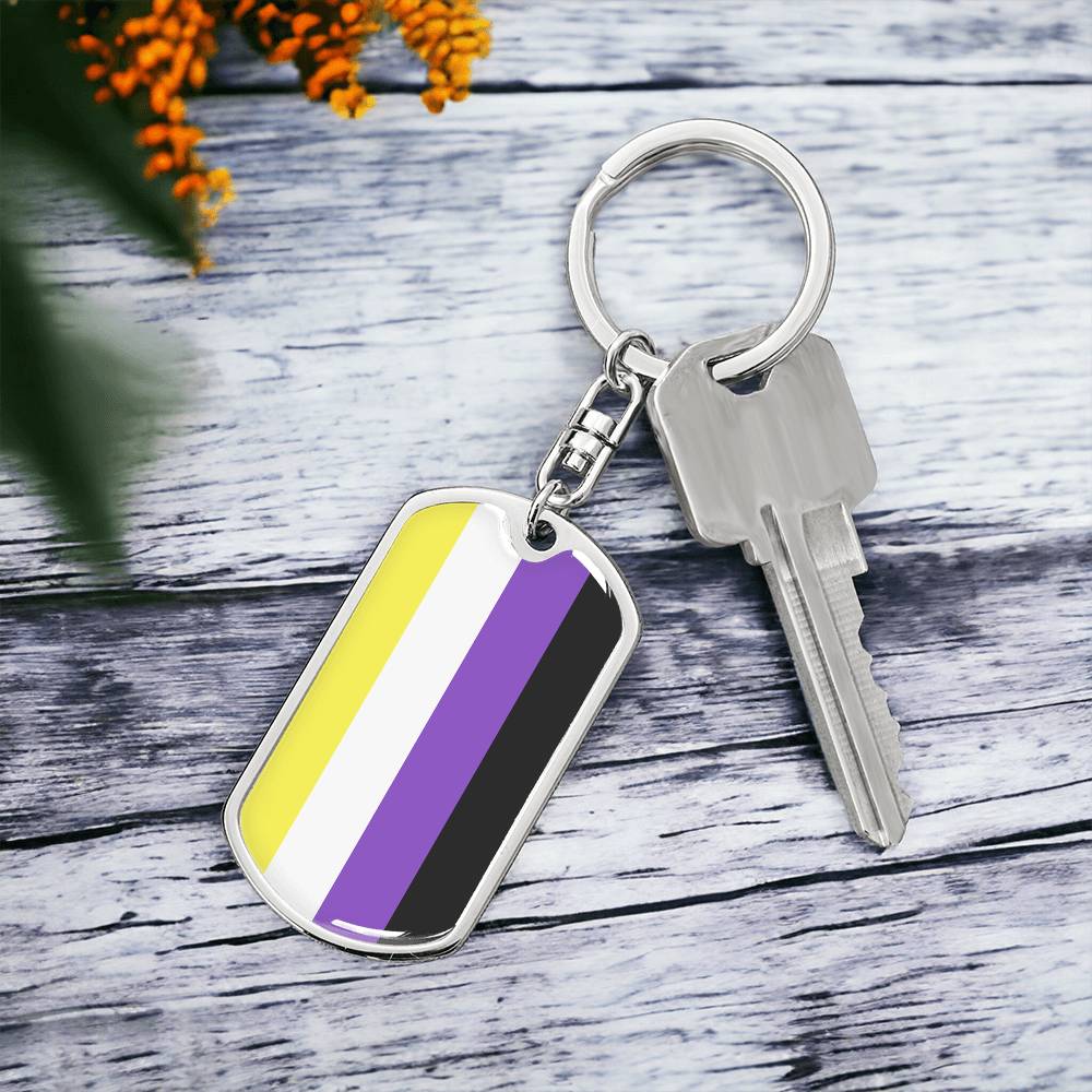 Nonbinary Enby Pride Military Dog Tag Keychain asset_1012_transformation_17939_db5da7c4-92e1-47ba-9d65-67363bb668f3