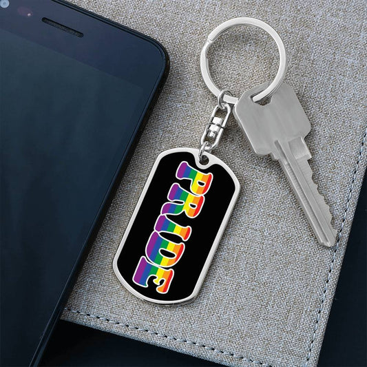 LGBTQ Pride Military Dog Tag Keychain Silver Pride asset_1012_transformation_2862_864cdedd-9bdd-49ea-9cb4-6509ab252245