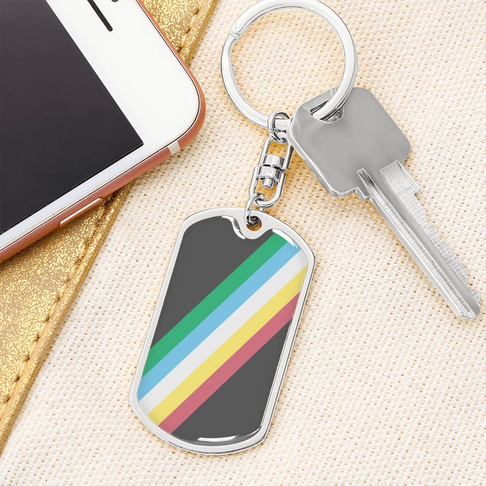 Disability Pride Military Dog Tag Keychain asset_1012_transformation_2865