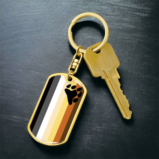 Gay Bear Pride Military Dog Tag Keychain asset_1014_transformation_17941_41a288a6-f99b-4975-b249-e8481ea4f4ae