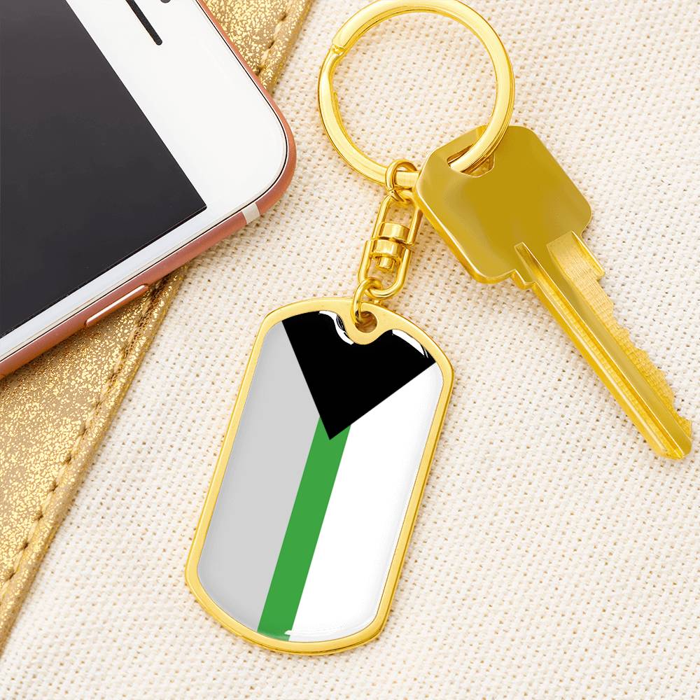 Demiromantic Pride Military Dog Tag Keychain asset_1014_transformation_2873_c479f78e-1a1e-4a0b-85c9-edca9082932c