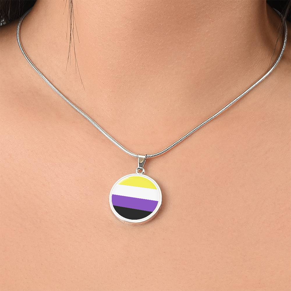 Nonbinary Enby Pride Circle Pendant Necklace asset_10_transformation_32_fafe2d01-dd40-4ec2-af9b-d07f6f4c7292