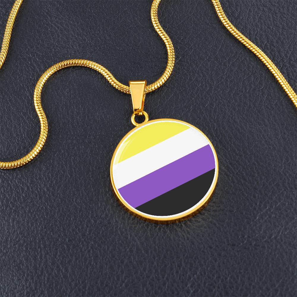 Nonbinary Enby Pride Circle Pendant Necklace asset_129_transformation_7798_ea863f2b-b22f-4ac0-a330-45476bece9ad