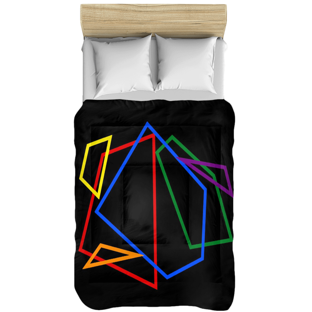 LGBTQ Pride Bedspread Comforter - Geo (4 Sizes Available) 68x88 inch - Twin Pride b412cae4fd332c09b9d1d48ae588ce05