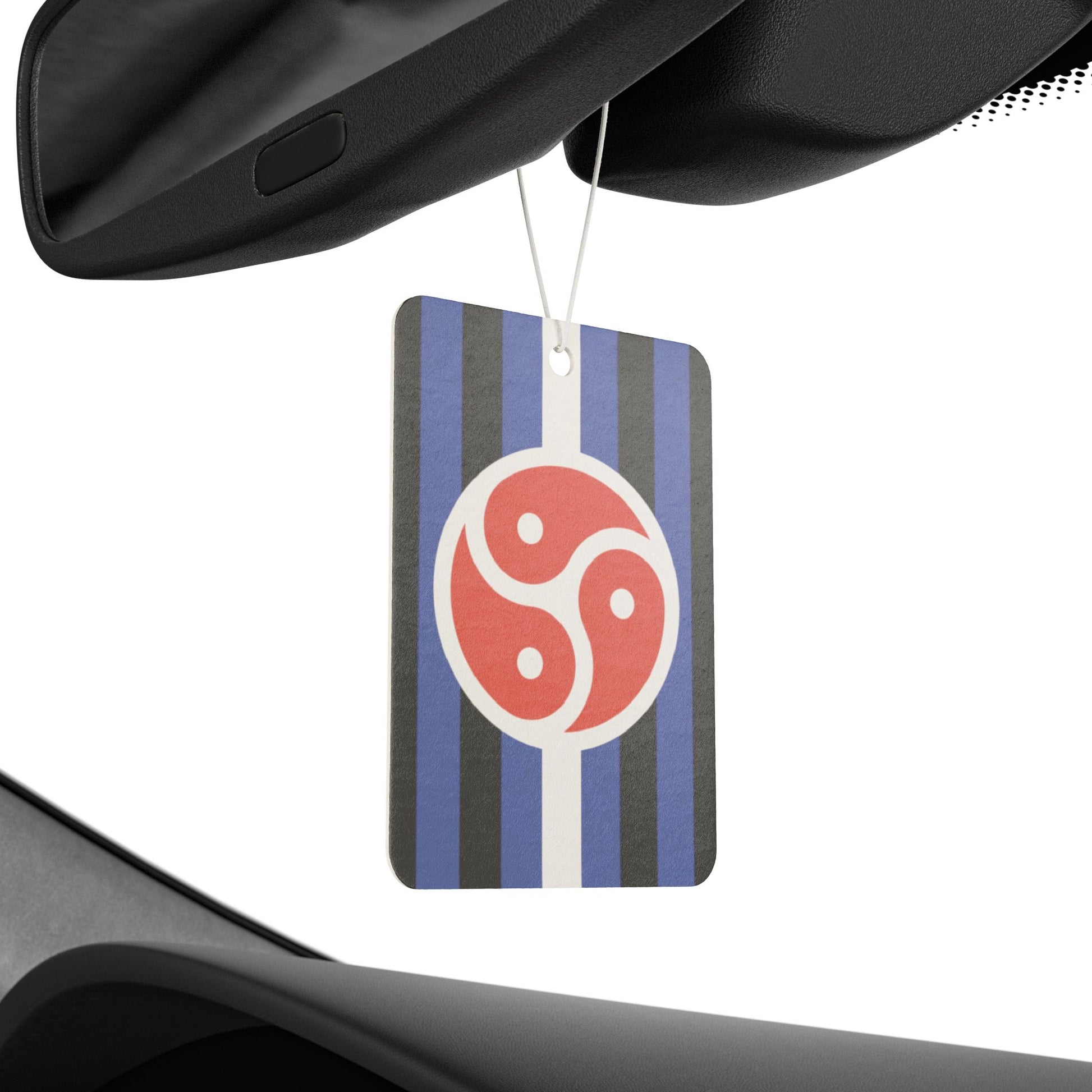 BDSM Pride Flag Car Air Freshener bdsm-pride-flag-car-air-freshener-rearview-mirror