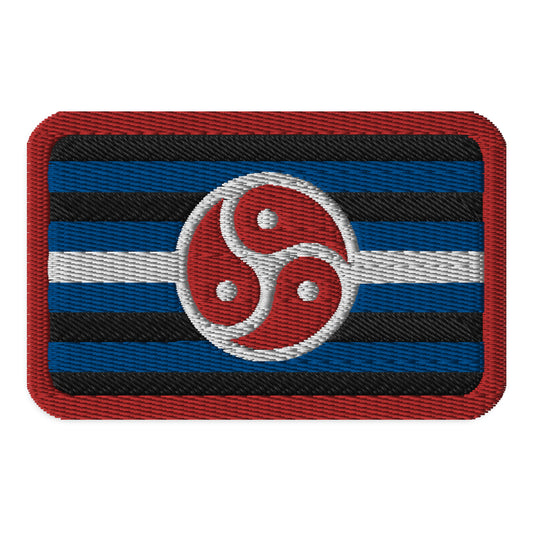 BDSM Pride Flag Embroidered Patch Default Title bdsm-pride-flag-embroidered-patch-3.5x2.25-front