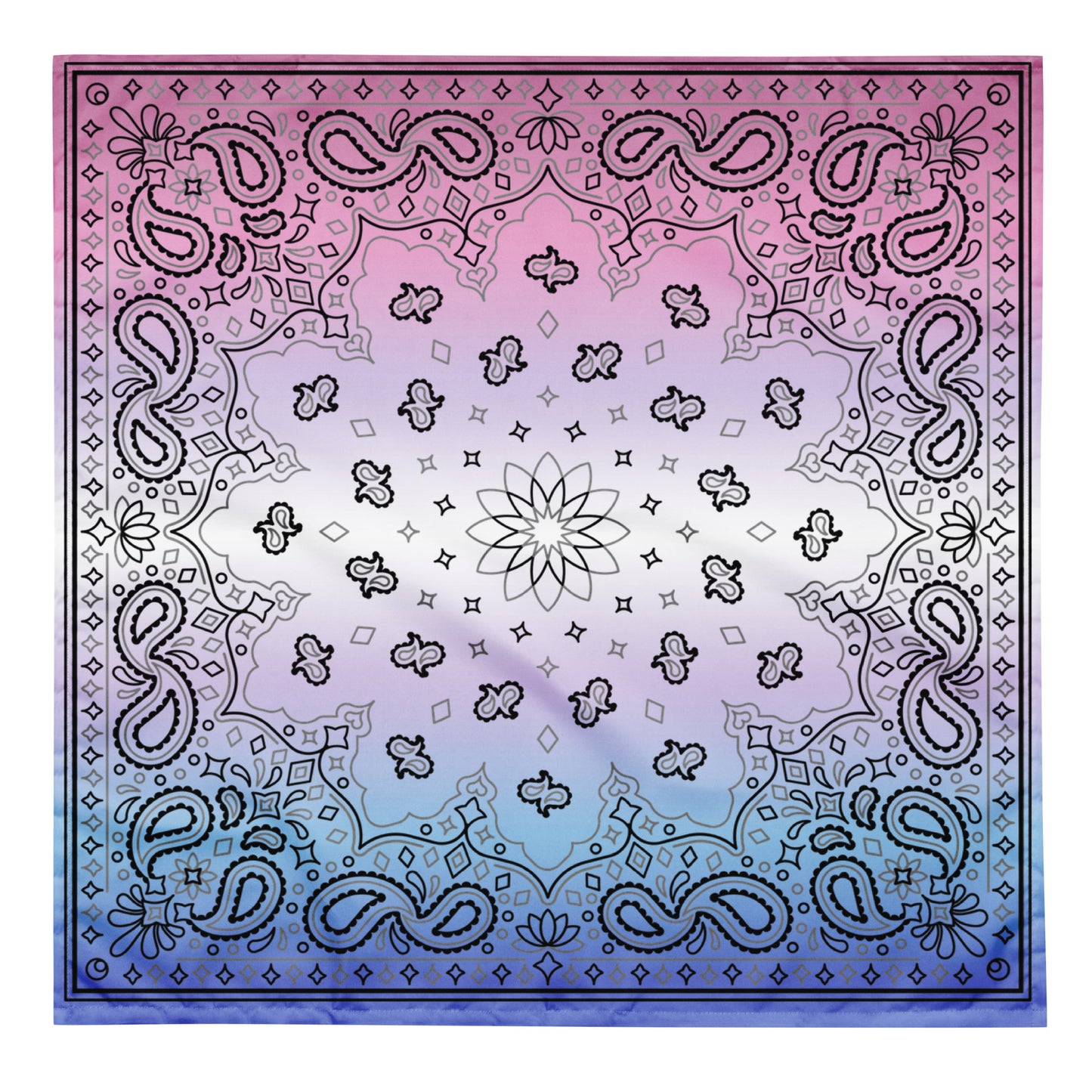 Bigender Pride Paisley Bandana L Bigender bigender-pride-bandana-front Bandana