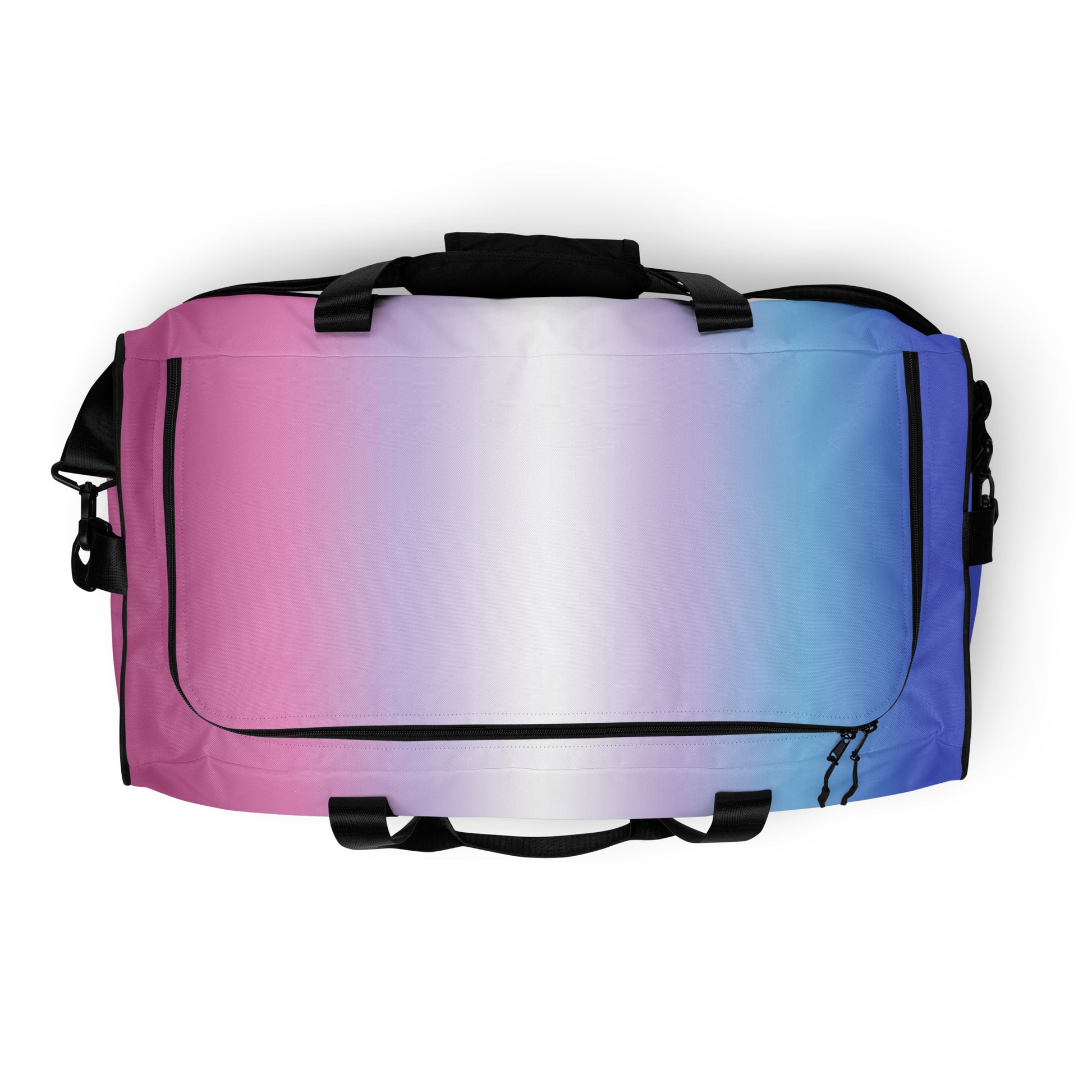 Bigender Pride Weekender Duffle Bag in Ombre bigender-pride-weekender-duffle-bag-in-ombre-top