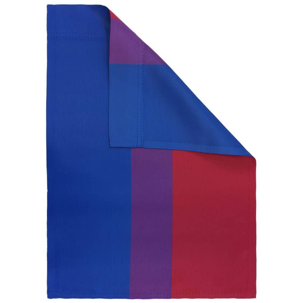 Bisexual Bi Pride Garden Flag 12x18in bisexual-bi-pride-garden-flag-12x18in-back Garden Flag