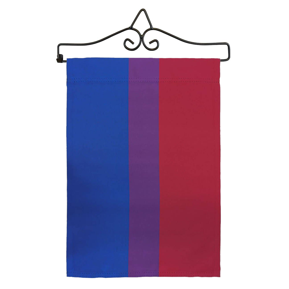 Bisexual Bi Pride Garden Flag 12x18in Bisexual Flag with Wall Hanger bisexual-bi-pride-garden-flag-12x18in-wall-mount Garden Flag