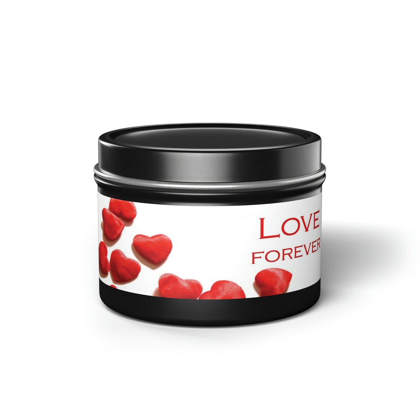 Gift Tin Scented Candles Love Forever 4oz Black black-gift-tin-candles-love-forever-4oz-front