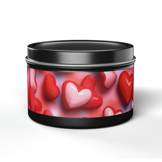 Gift Tin Scented Candles Pink Red Candy Hearts 8oz Black black-gift-tin-candles-pink-red-candy-hearts-8oz-front