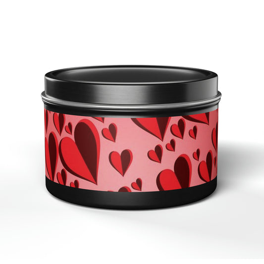 Gift Tin Scented Candle Red Hearts black-gift-tin-scented-candle-red-hearts-valentines-day-scented-front-8oz