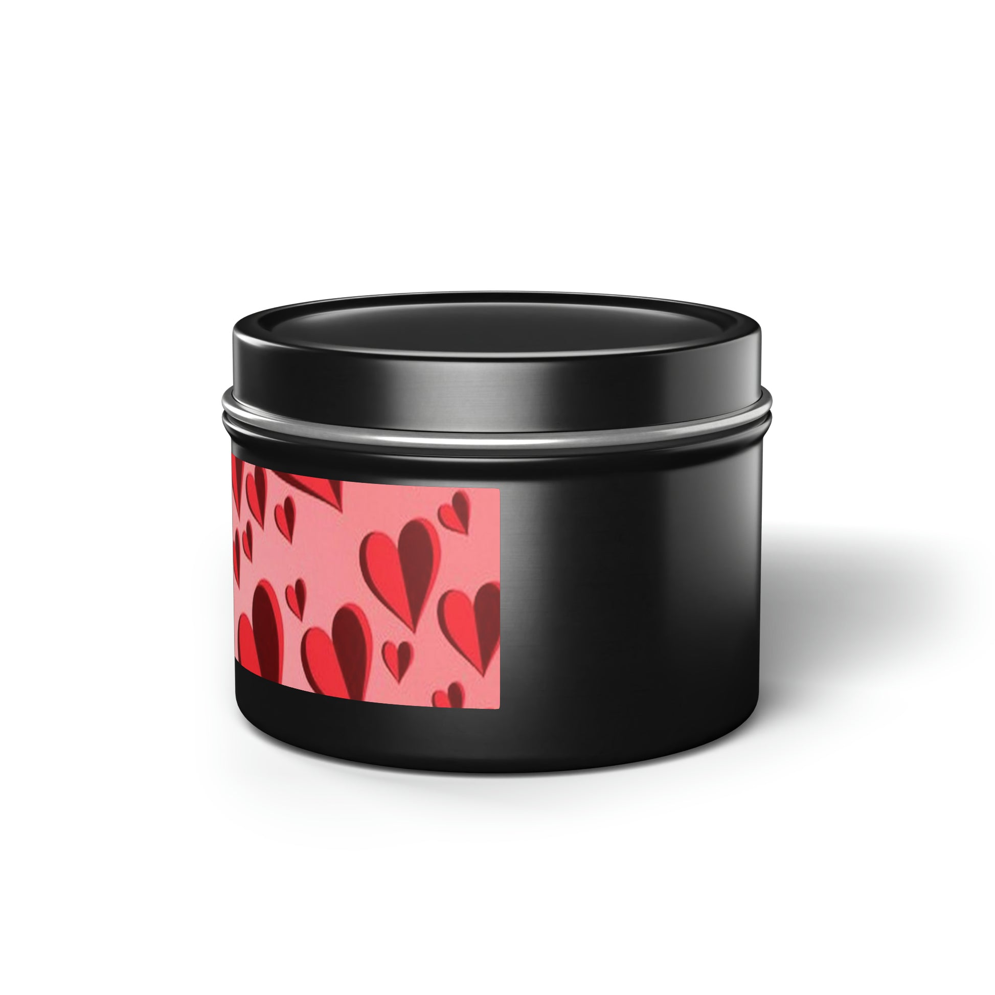Gift Tin Scented Candle Red Hearts black-gift-tin-scented-candle-red-hearts-valentines-day-scented-left-4oz