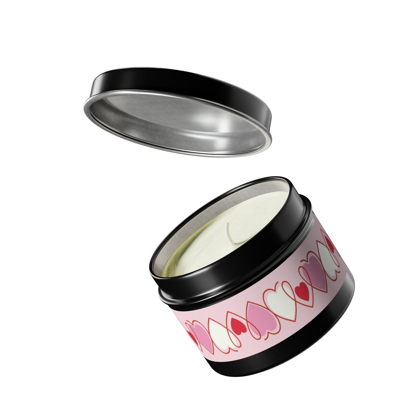 Gift Tin Scented Candles Pink Red Hearts black-gift-tin-scented-candles-pink-red-hearts-4oz-lifestyle-2