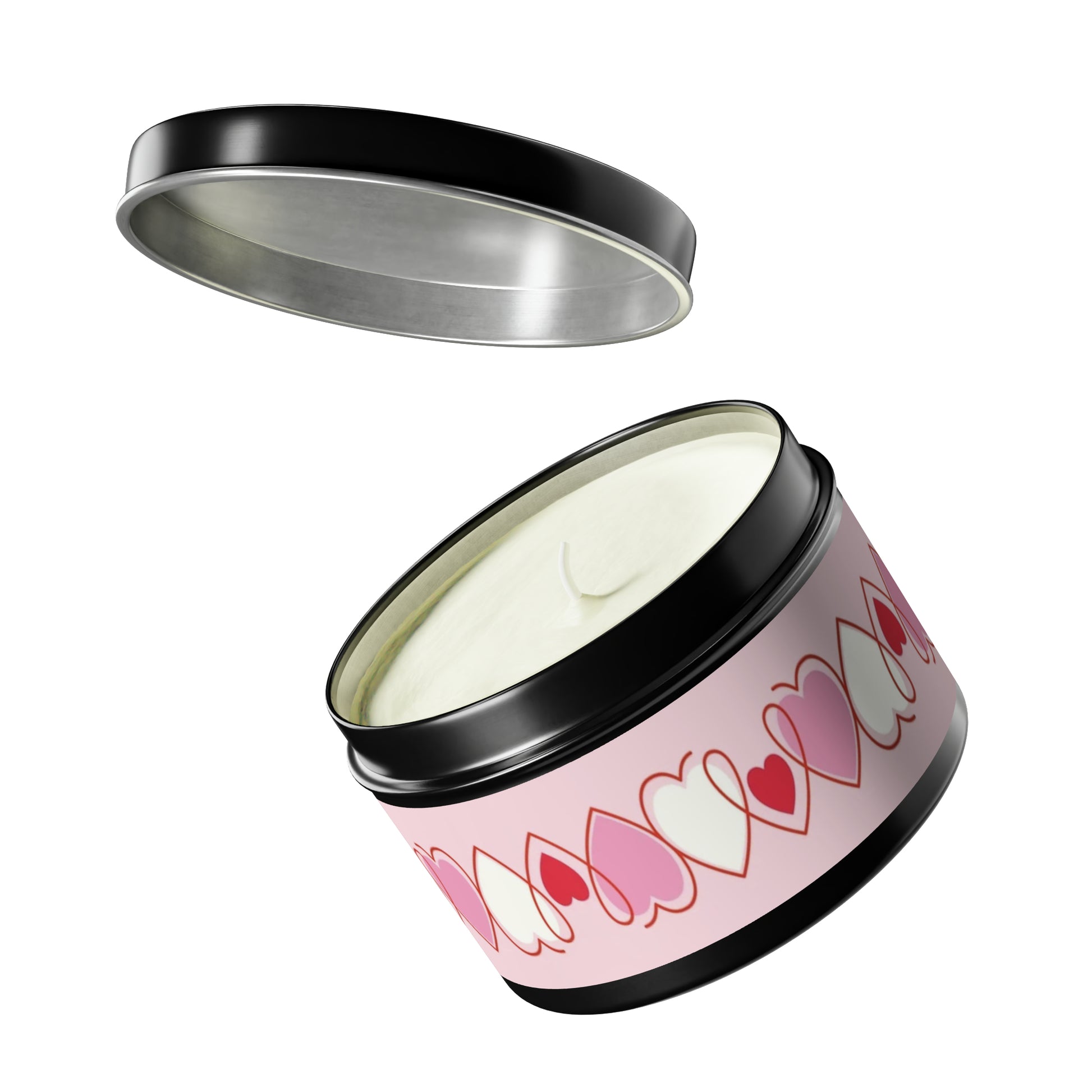 Gift Tin Scented Candles Pink Red Hearts black-gift-tin-scented-candles-pink-red-hearts-8oz-lifestyle-2
