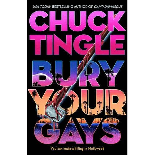 black book cover with 'Chuck Tingle Bury Your Gays' in bright colors