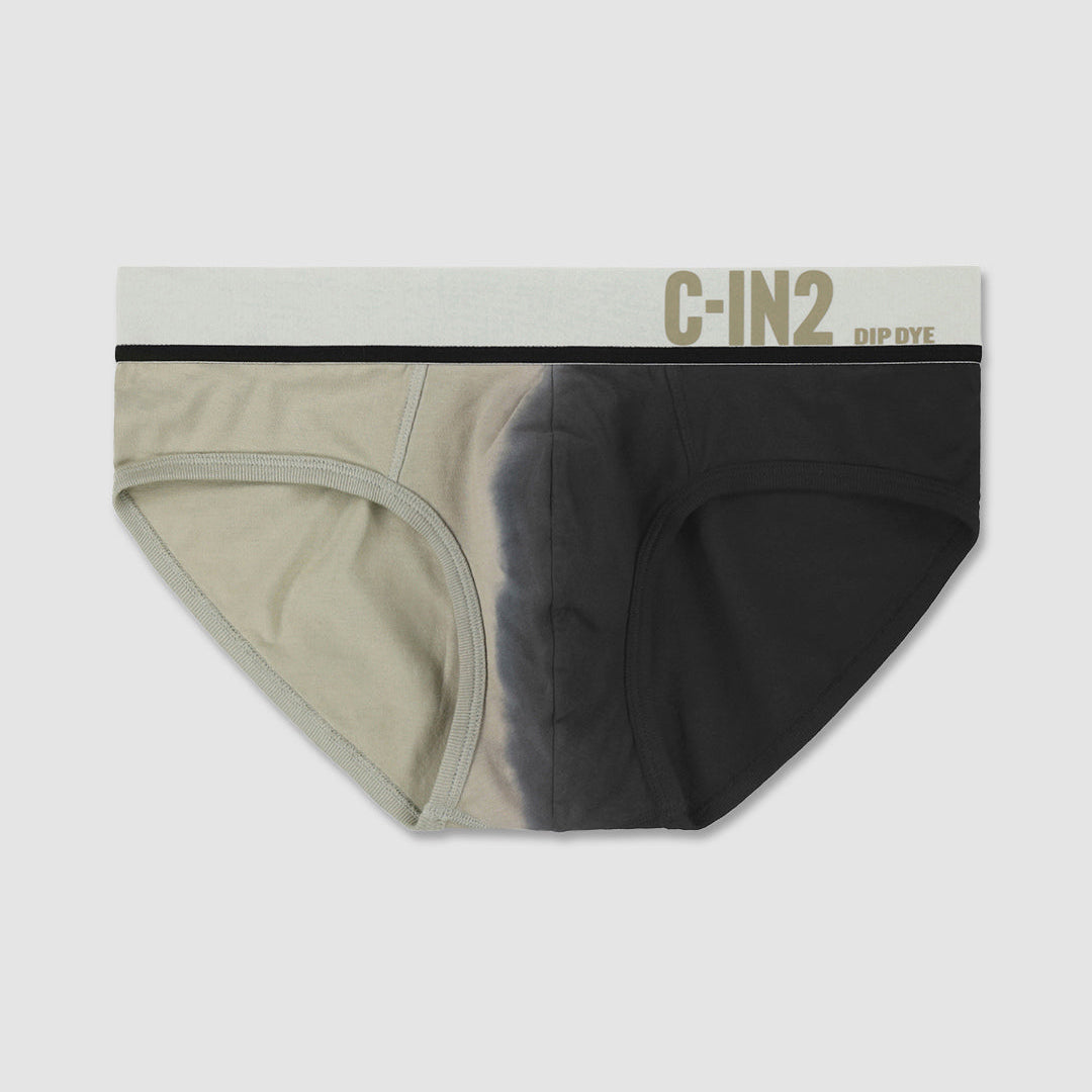 Men's underwear with a gradient design and 'C-IN2' branding on a light gray background