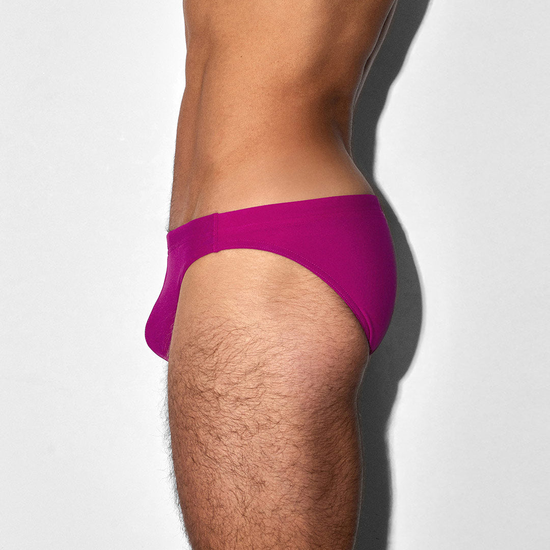 Pink men's underwear on a white background