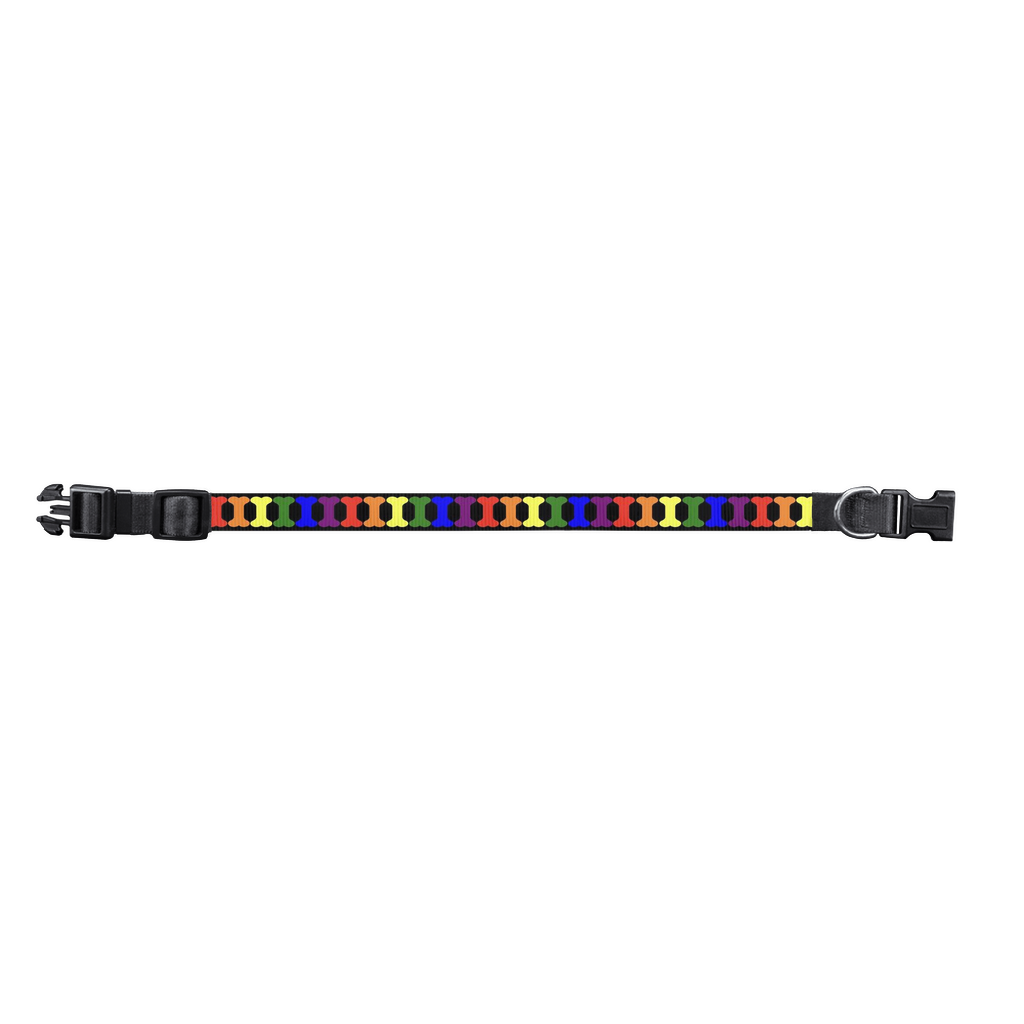 LGBTQ Pride Pet Collar with Bones Small Pride cb34e410e9fb5920954ce6fc1d14345a