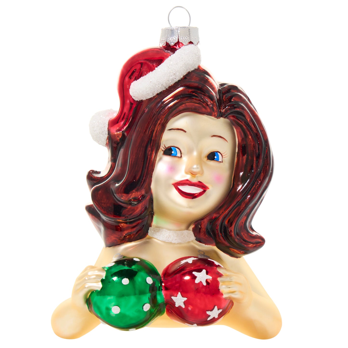 Christmas Carol - Hand Blown Glass Holiday Ornament christmas-carol-hand-blown-glass-holiday-ornament-front