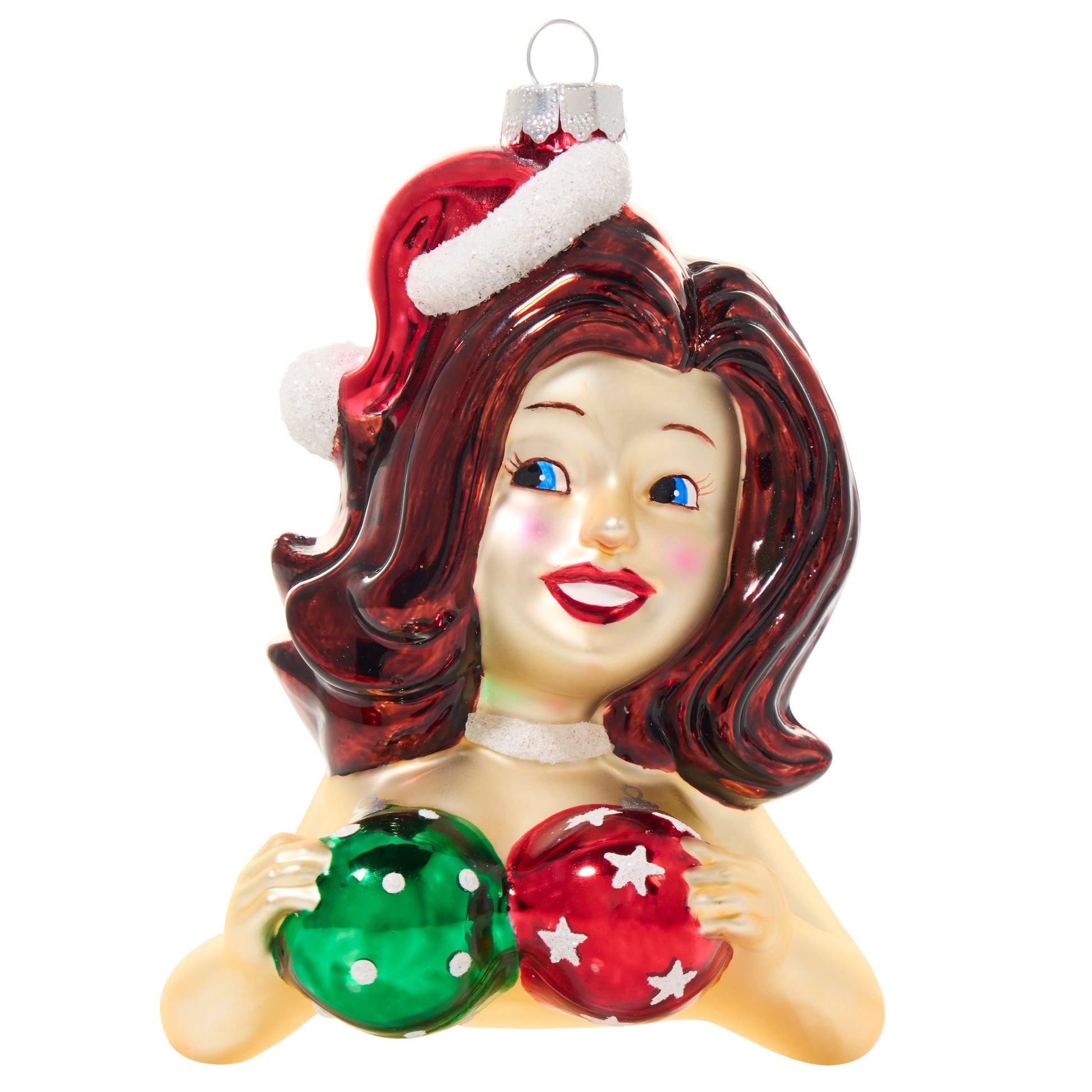 Christmas Carol - Hand Blown Glass Holiday Ornament christmas-carol-hand-blown-glass-holiday-ornament-front