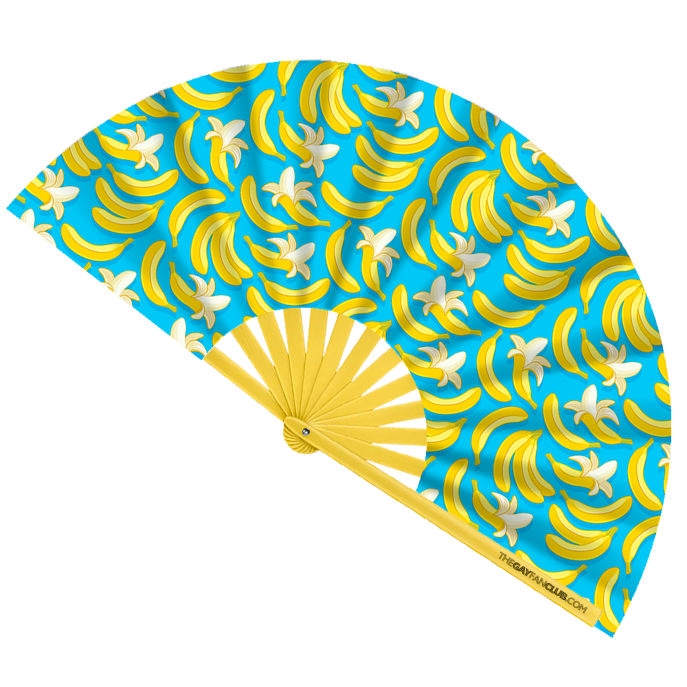 Clack Hand Fan - Banana clack-hand-fan-banana-front