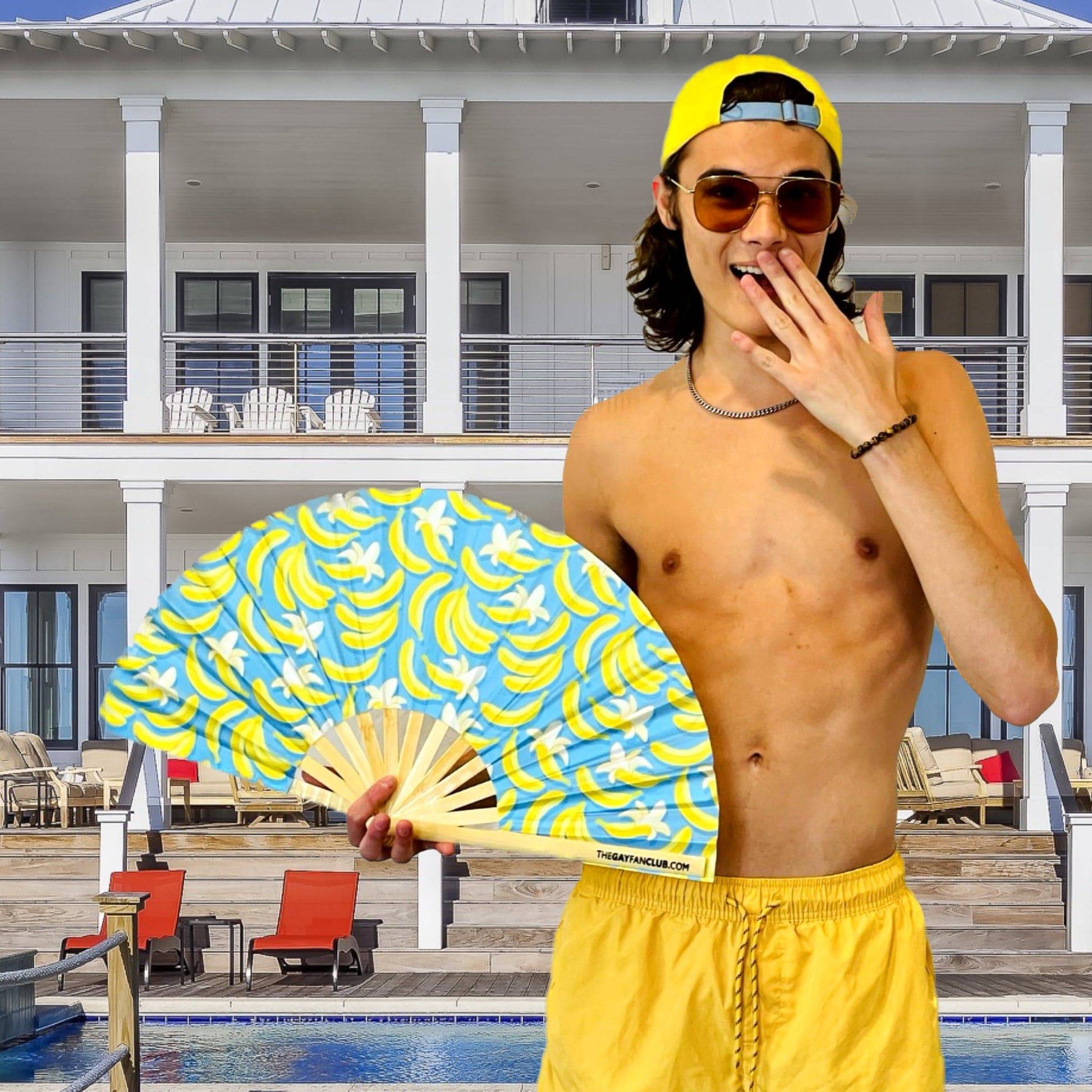 Clack Hand Fan - Banana clack-hand-fan-banana-the-gay-fan-club-lifestyle