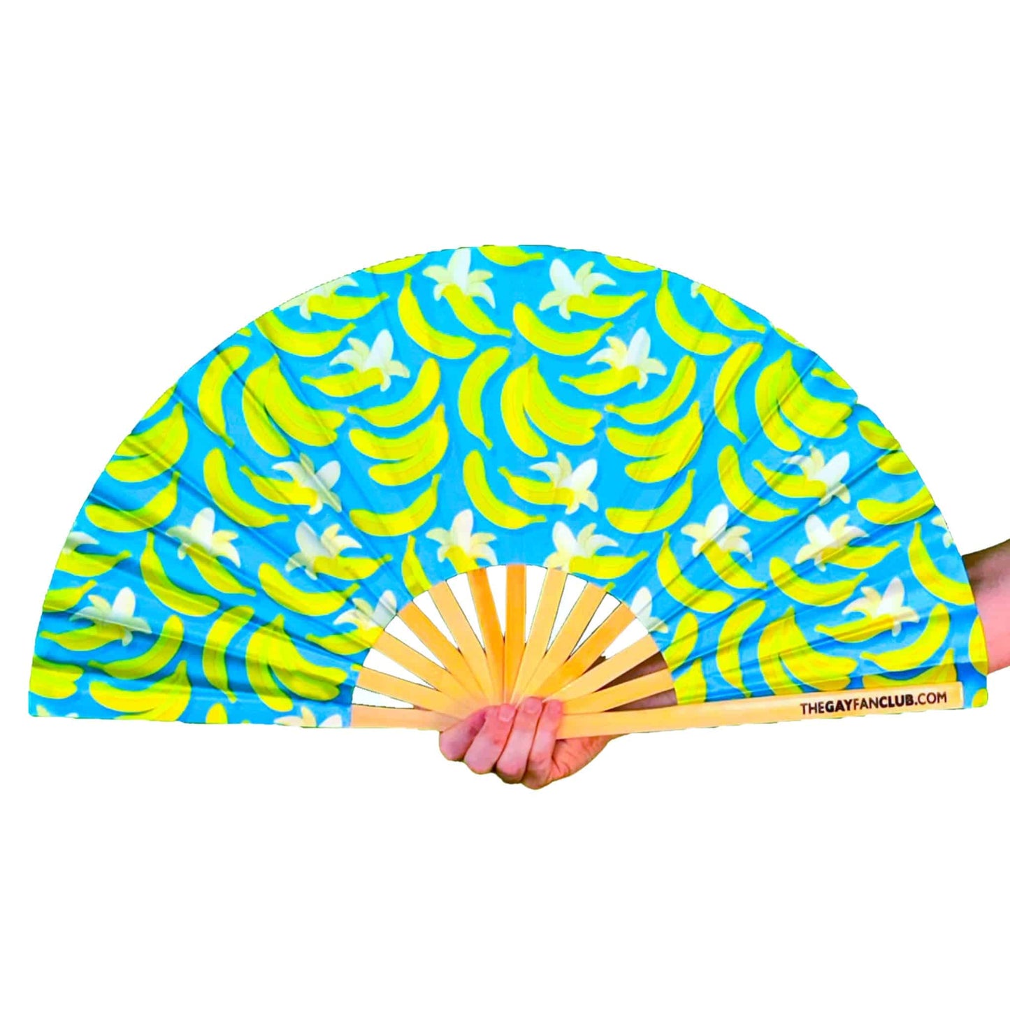 Clack Hand Fan - Banana clack-hand-fan-banana-the-gay-fan-club