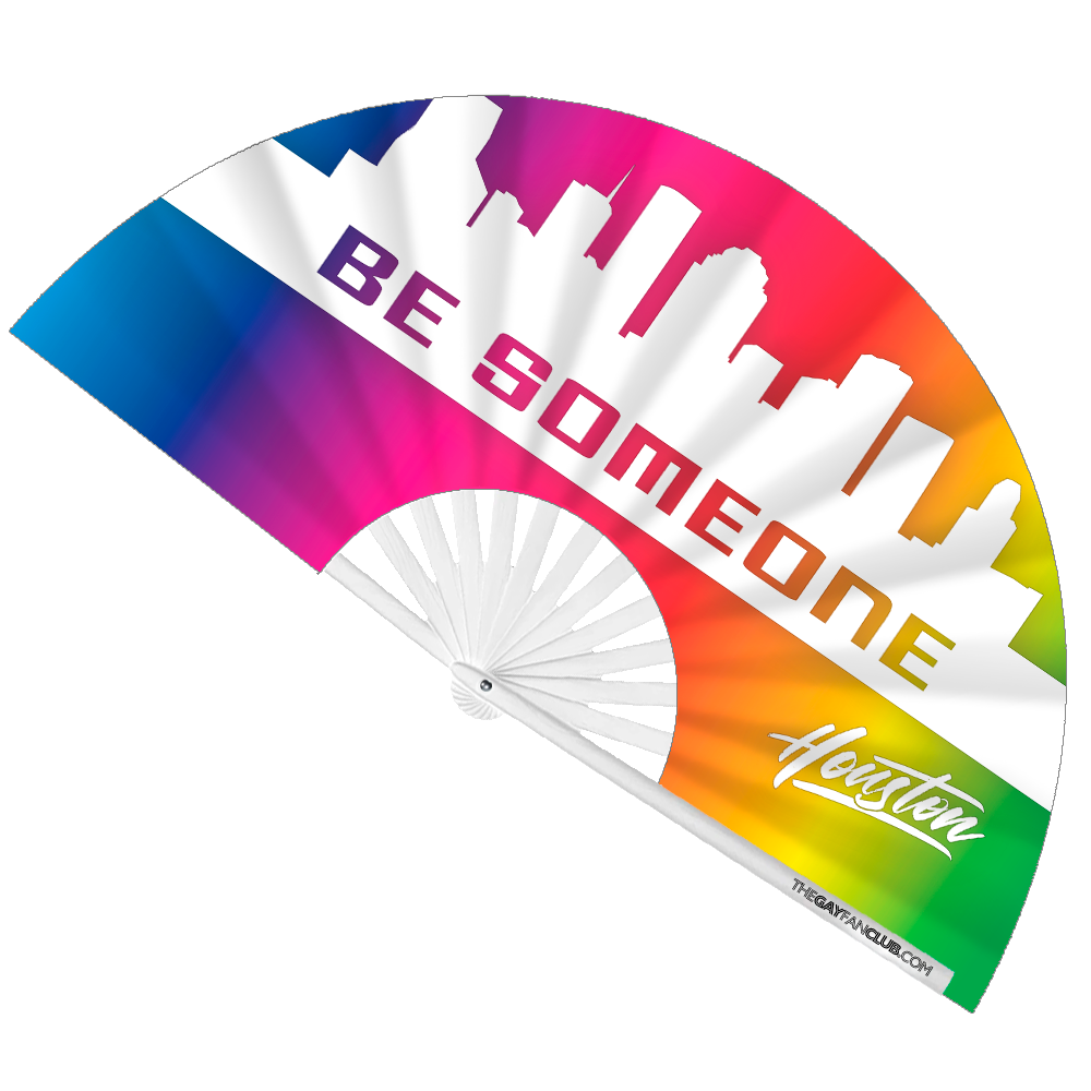 Clack Hand Fan - Be Someone Houston clack-hand-fan-be-someone-houston-front