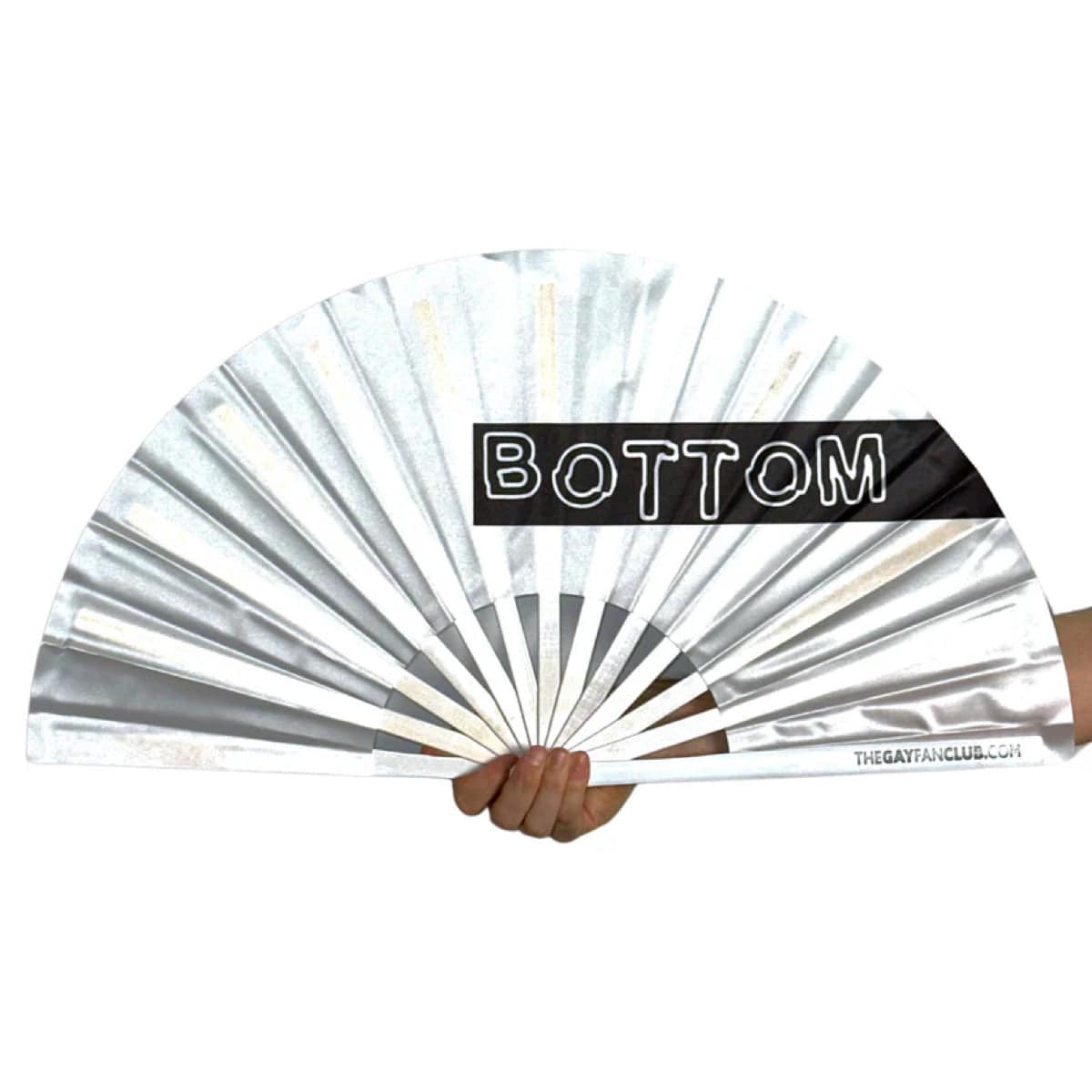 Clack Hand Fan - Bottom (UV) clack-hand-fan-bottom-uv-the-gay-fan-club